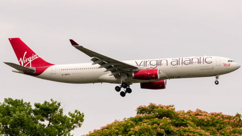 Photo of G-VNYC - Virgin Atlantic Airbus A330-300 at JFK on AeroXplorer Aviation Database