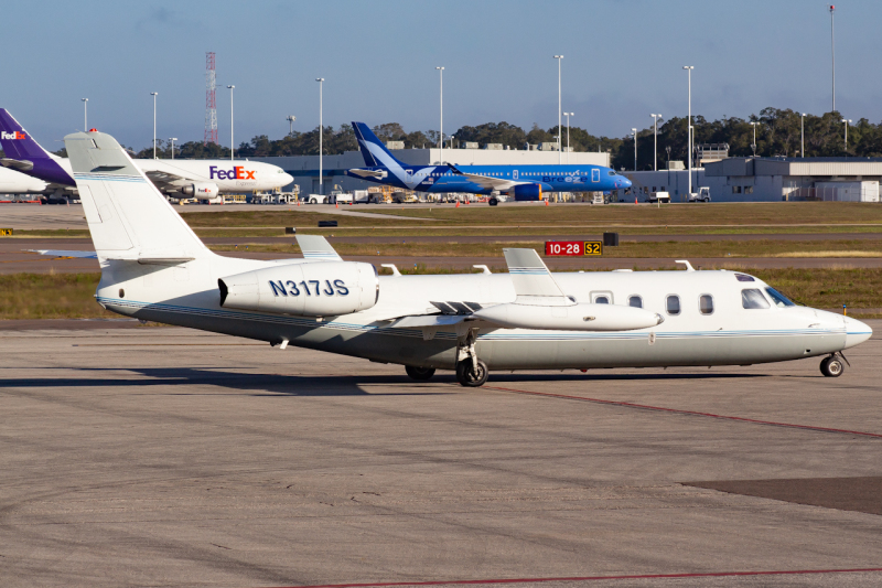 Photo of N317JS  - Private  Iai 1124a westwind  at TPA on AeroXplorer Aviation Database