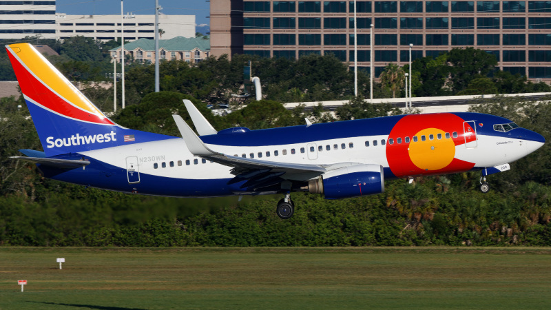 Photo of N230WN - Southwest Airlines Boeing 737-700 at TPA on AeroXplorer Aviation Database