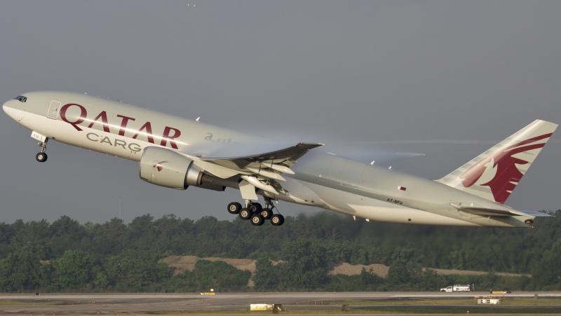 Photo of A7-BFU - Qatar Cargo Boeing 777-F at IAH on AeroXplorer Aviation Database