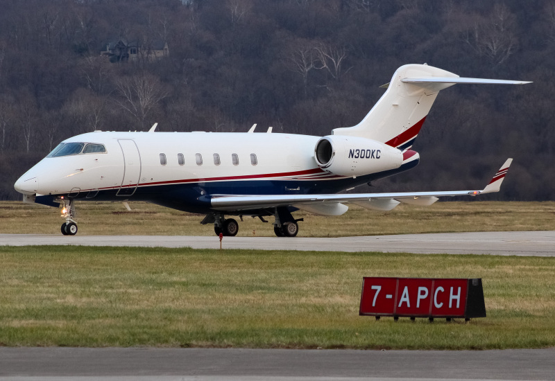 Photo of N300KC - PRIVATE Bombardier Challenger 300 at LUK  on AeroXplorer Aviation Database