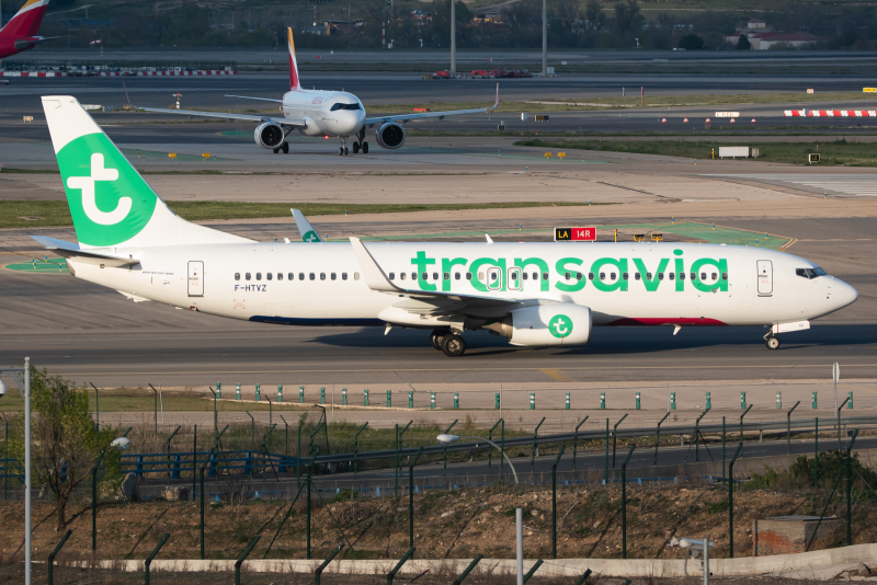 Photo of F-HTVZ - Transavia Boeing 737-800 at MAD on AeroXplorer Aviation Database