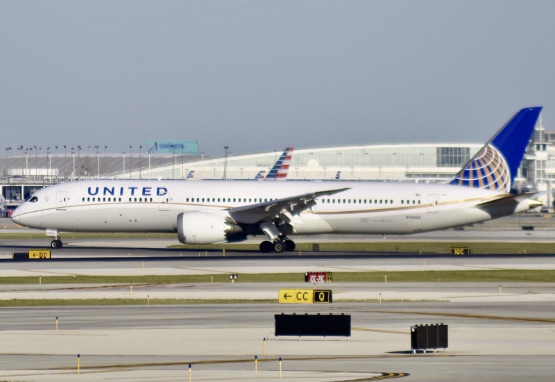 Photo of N15969 - United Airlines  Boeing 787-9 at ORD on AeroXplorer Aviation Database