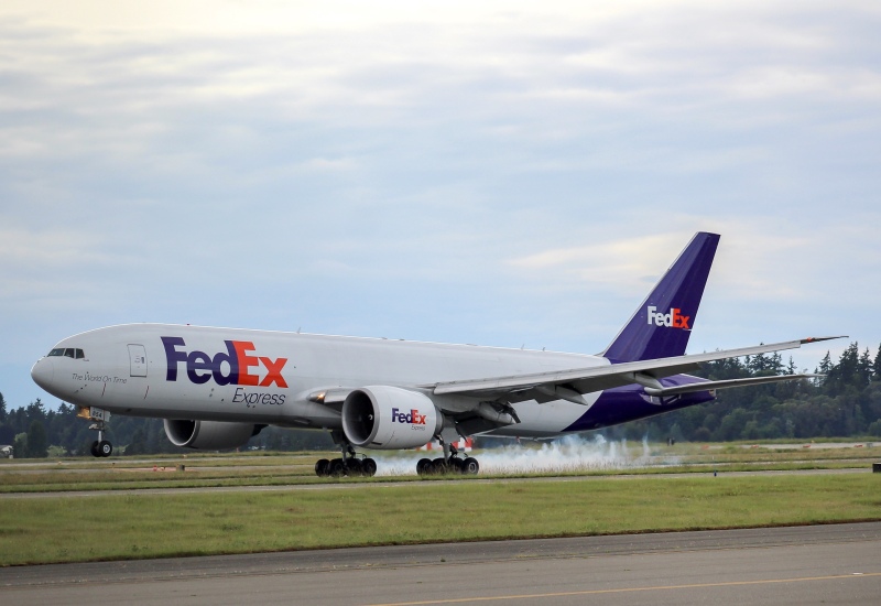 Photo of N854FD - FedEx Express Boeing 777-F at SEA on AeroXplorer Aviation Database