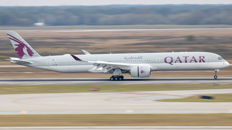 Photo of A7-ANO - Qatar Airways Airbus A350-1000 at IAH on AeroXplorer Aviation Database