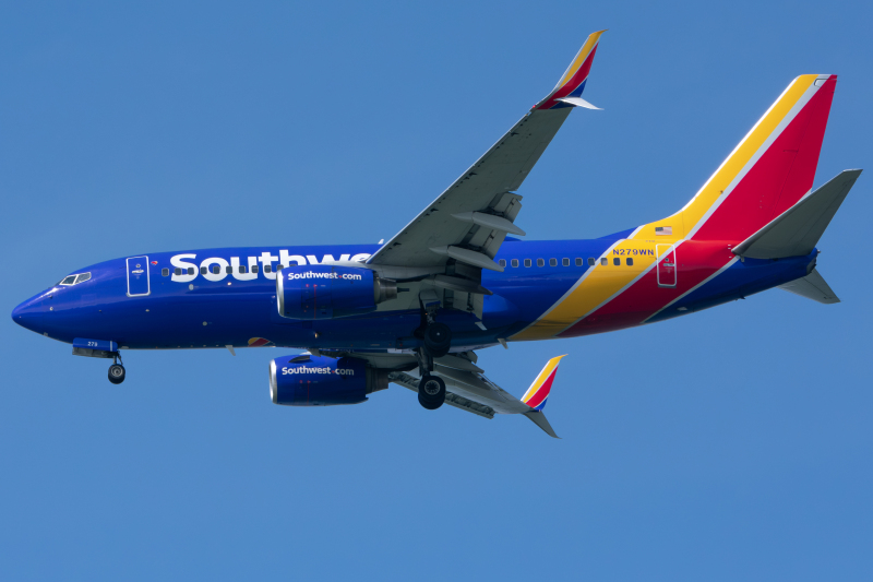 Photo of N279WN - Southwest Airlines Boeing 737-700 at SFO on AeroXplorer Aviation Database