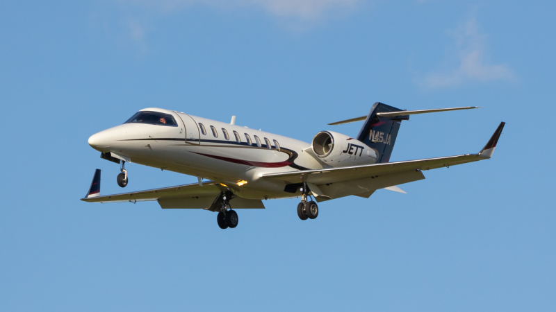 Photo of N45JA - PRIVATE Learjet 45 at CMH on AeroXplorer Aviation Database
