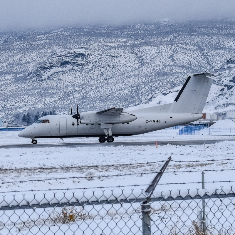 Photo of C-FVRJ - Central Mountain Air Bombardier Dash-8 Q100 at YKA on AeroXplorer Aviation Database