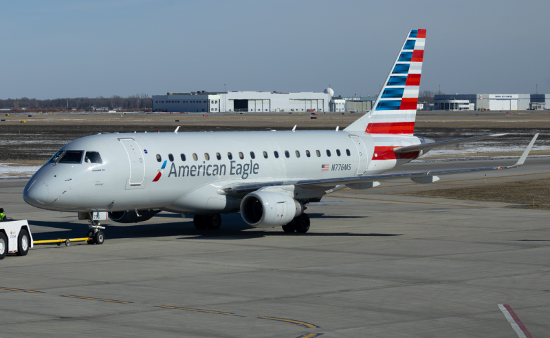 Photo of N776MS - American Eagle Embraer E170 at FAR on AeroXplorer Aviation Database