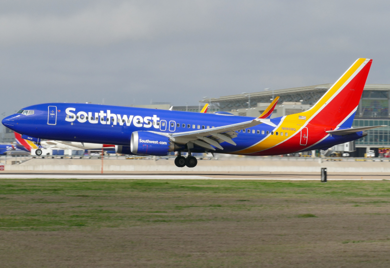 Photo of N8808Q - Southwest Airlines Boeing 737 MAX 8 at AUS on AeroXplorer Aviation Database