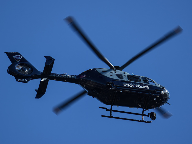 Photo of N825MM - Massachusetts State Police Airbus Helicopters H135 at N/A on AeroXplorer Aviation Database