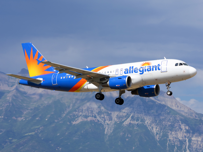 Photo of N315NV - Allegiant Air Airbus A319 at PVU on AeroXplorer Aviation Database