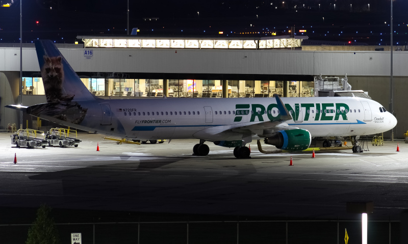 Photo of N720FR - Frontier Airlines Airbus A321 at CVG on AeroXplorer Aviation Database