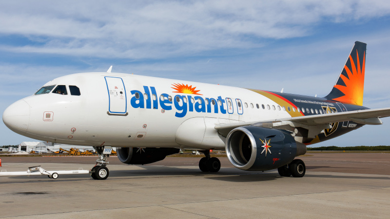 Photo of N302NV - Allegiant Airlines Airbus A319 at PIE on AeroXplorer Aviation Database