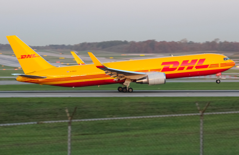 Photo of G-DHLO - DHL Boeing 767-300F at CVG on AeroXplorer Aviation Database