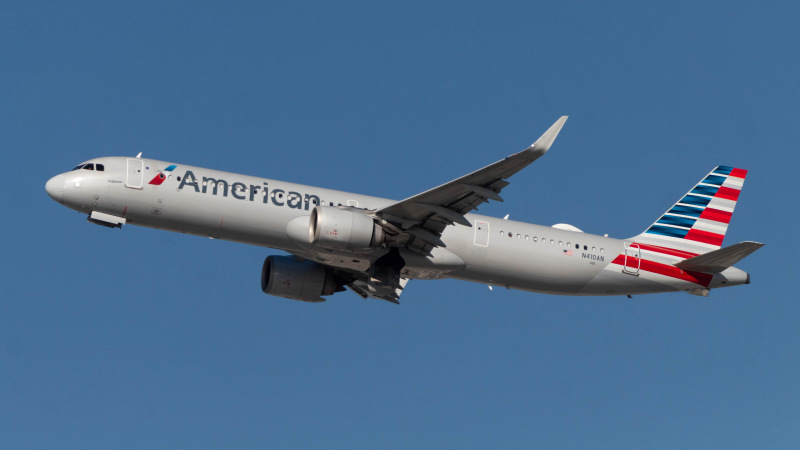 Photo of N410AN - American Airlines Airbus A321NEO at LAX on AeroXplorer Aviation Database