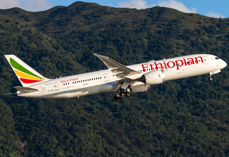 Photo of ET-AUR - Ethiopian Airlines Boeing 787-9 at HKG on AeroXplorer Aviation Database