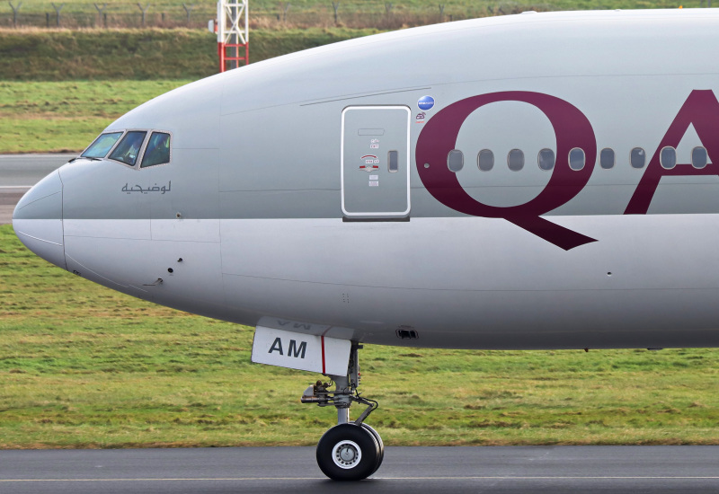 Photo of A7-BAM - Qatar Airways Boeing 777-300ER at MAN on AeroXplorer Aviation Database