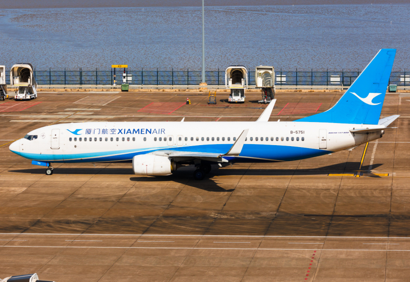 Photo of B-5751 - Xiamen Air Boeing 737-800 at MFM on AeroXplorer Aviation Database