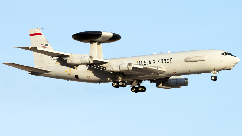 Photo of 82-0006 - USAF - United States Air Force Boeing E-3 Sentry at LSV on AeroXplorer Aviation Database