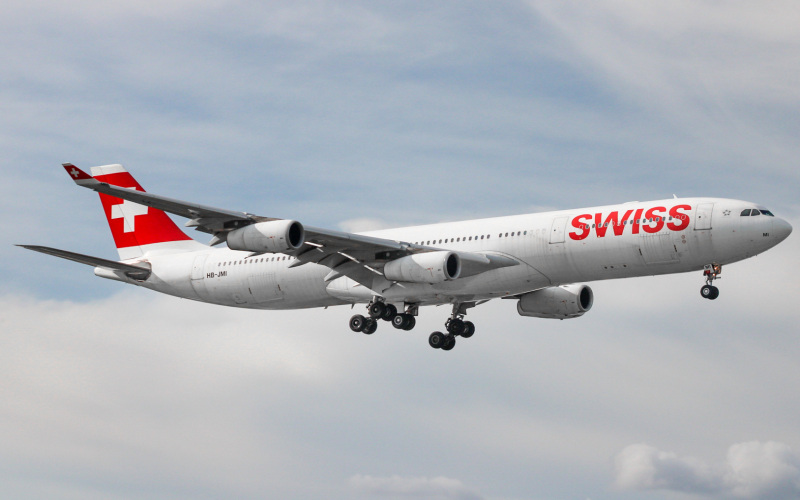Photo of HB-JMI - Swiss International Air Lines Airbus A340-300 at MIA on AeroXplorer Aviation Database