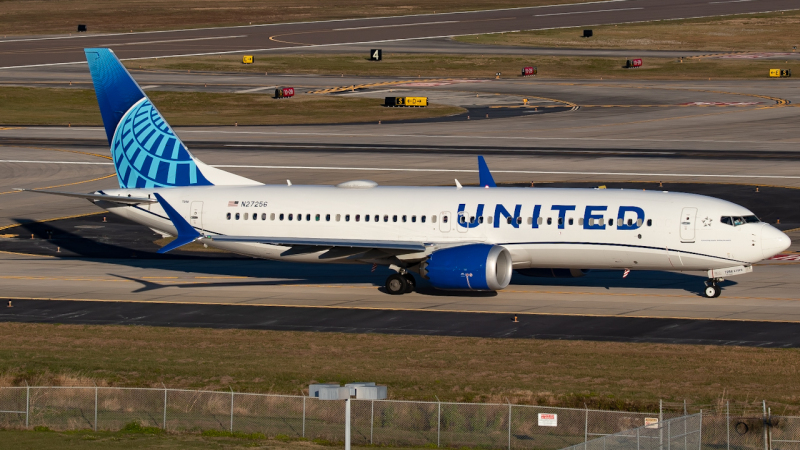Photo of N27256 - United Airlines Boeing 737 MAX 8 at TPA on AeroXplorer Aviation Database