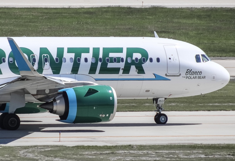 Photo of N353FR - Frontier Airlines Airbus A320NEO at MKE on AeroXplorer Aviation Database