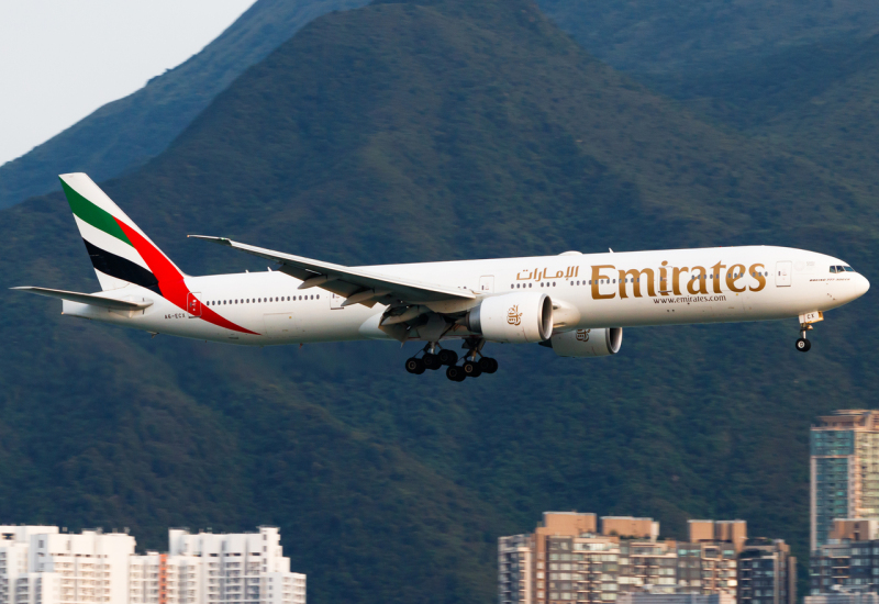 Photo of A6-ECX - Emirates Boeing 777-300ER at HKG on AeroXplorer Aviation Database
