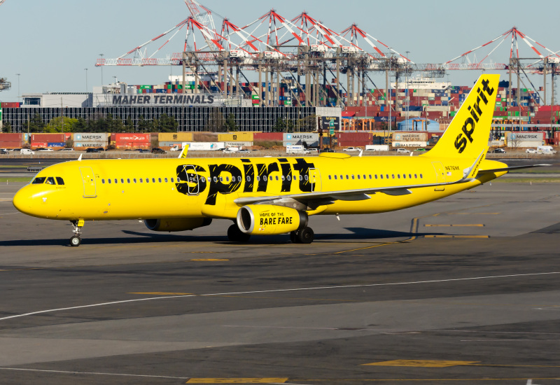 Photo of N676NK - Spirit Airlines Airbus A321-200 at EWR on AeroXplorer Aviation Database