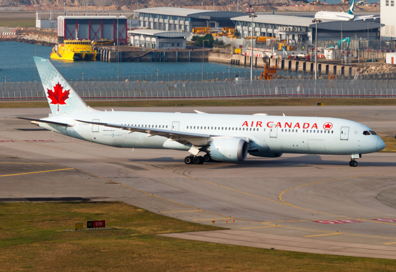 Photo of C-FGEO - Air Canada Boeing 787-9 at HKG on AeroXplorer Aviation Database