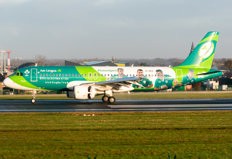 Photo of EI-DEO - Aer Lingus Airbus A320 at BRU on AeroXplorer Aviation Database