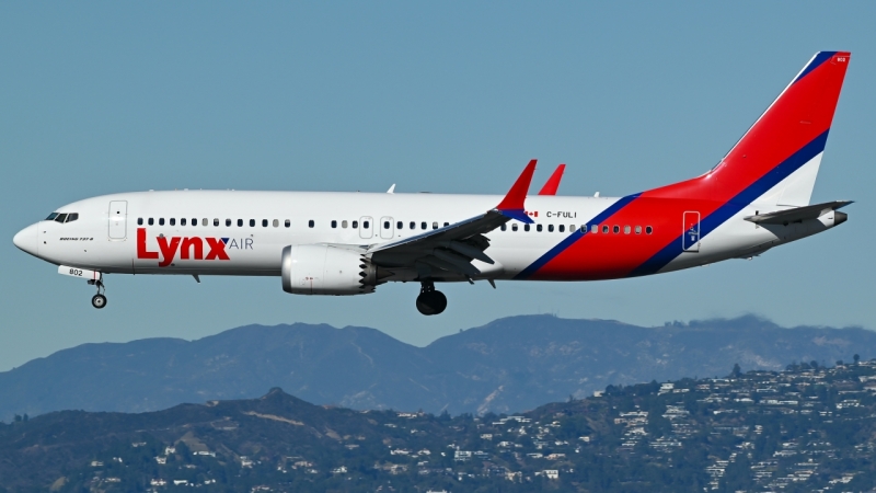 Photo of C-FULI - Lynx Air International Boeing 737 MAX 8 at LAX on AeroXplorer Aviation Database