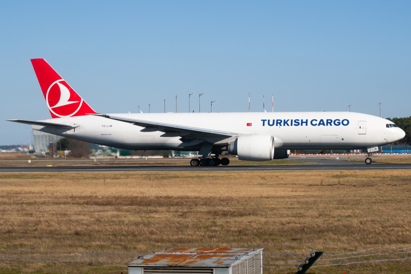 Photo of TC-LJM - Turkish Airlines Cargo Boeing 777-F at FRA on AeroXplorer Aviation Database