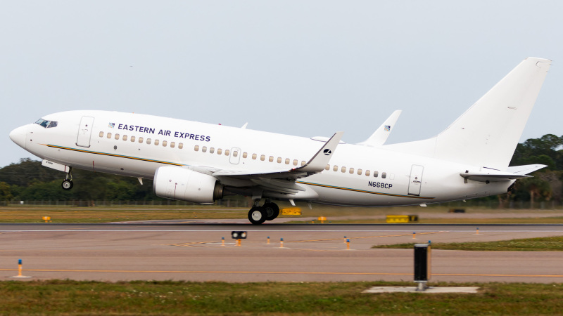 Photo of N668CP - Eastern Air Express Boeing 737-700 at PIE on AeroXplorer Aviation Database