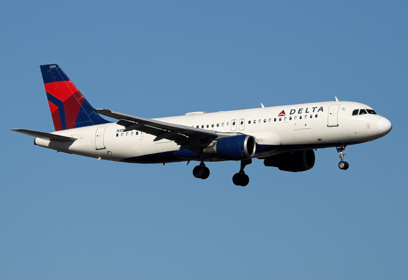Photo of N353NW - Delta Airlines Airbus A320 at BOI on AeroXplorer Aviation Database