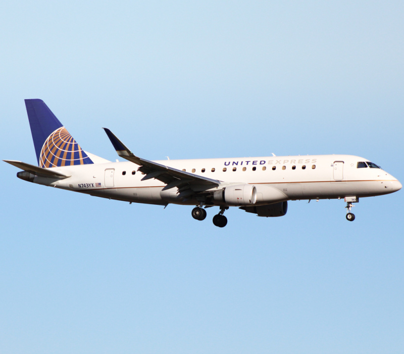 Photo of N743YX - United Airlines  Embraer E175LR at AUS on AeroXplorer Aviation Database