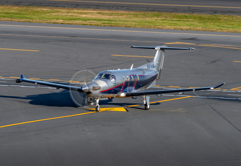 Photo of N814WA - Boutique Air Pilatus PC-12 at BOS on AeroXplorer Aviation Database