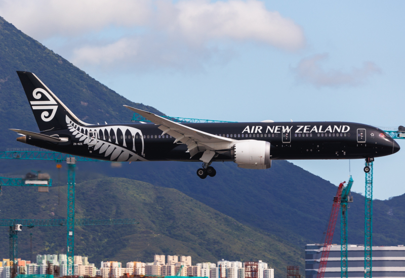 Photo of ZK-NZE - Air New Zealand Boeing 787-9 at HKG on AeroXplorer Aviation Database