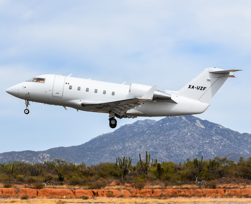 Photo of XA-UZF - PRIVATE Bombardier Challenger 604 at CSL on AeroXplorer Aviation Database