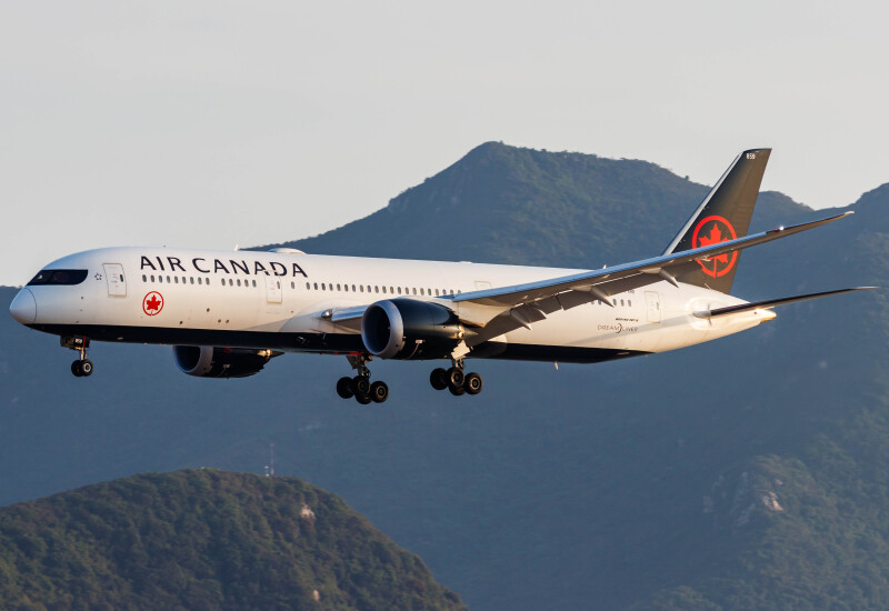 Photo of C-FVNF - Air Canada Boeing 787-9 at HKG on AeroXplorer Aviation Database