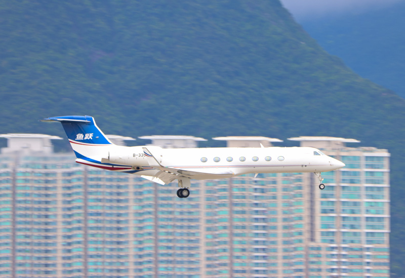 Photo of B-3358 - PRIVATE Gulfstream G550 at HKG on AeroXplorer Aviation Database
