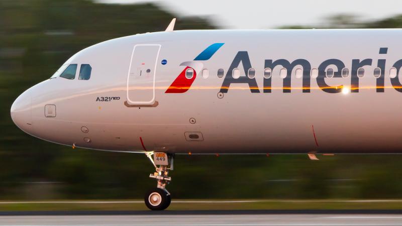 Photo of N449AN - American Airlines Airbus A321NEO at MCO on AeroXplorer Aviation Database