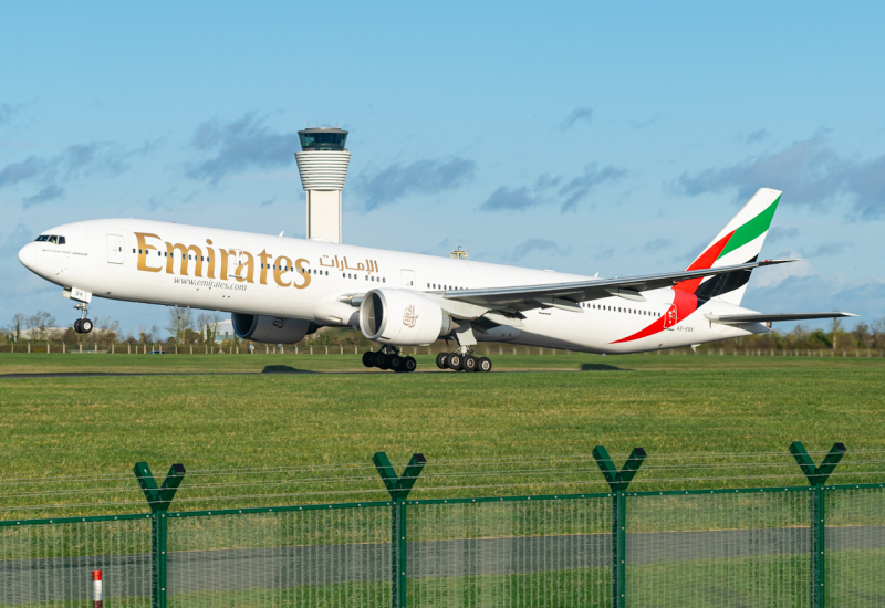 Photo of A6-EBK - Emirates Boeing 777-300ER at DUB on AeroXplorer Aviation Database