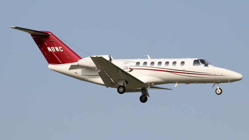 Photo of N8WC - PRIVATE Cessna Citation CJ3 at THV on AeroXplorer Aviation Database