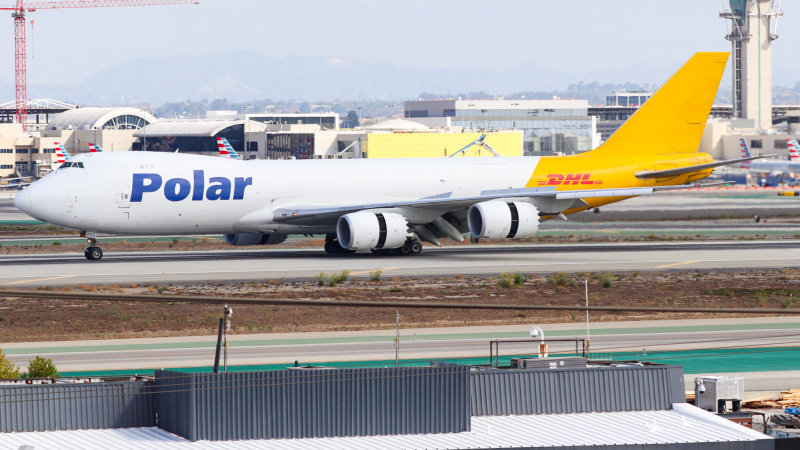 Photo of N855GT  - Polar Air Boeing 747-8F at LAX on AeroXplorer Aviation Database