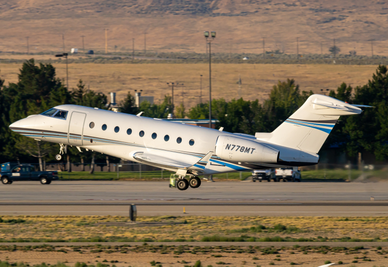 Photo of N778MT - PRIVATE Gulfstream G280 at BOI on AeroXplorer Aviation Database