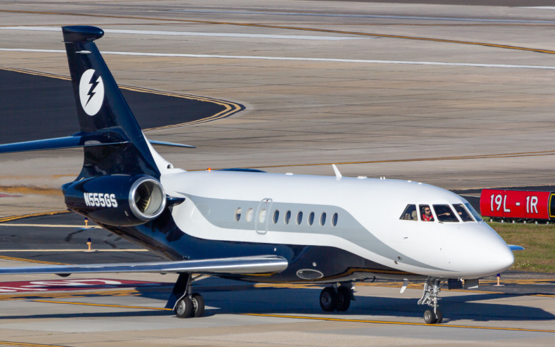 Photo of N555GS - PRIVATE Dassault Falcon 2000EX at TPA on AeroXplorer Aviation Database