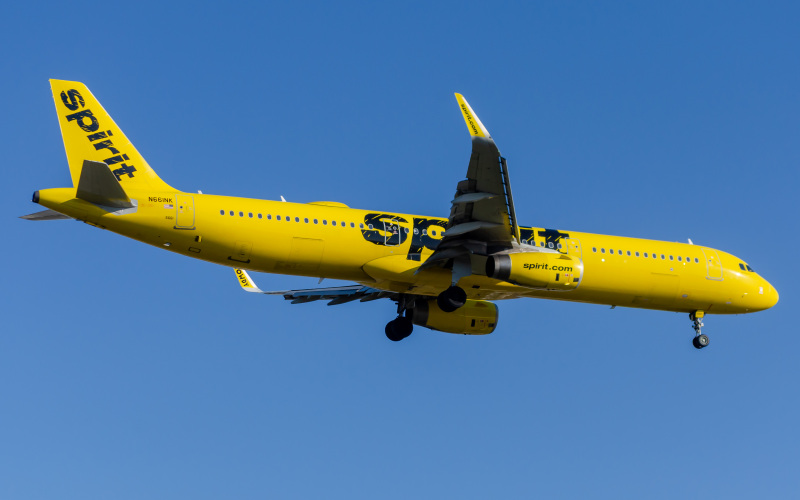 Photo of N661NK - Spirit Airlines Airbus A321-200 at EWR on AeroXplorer Aviation Database