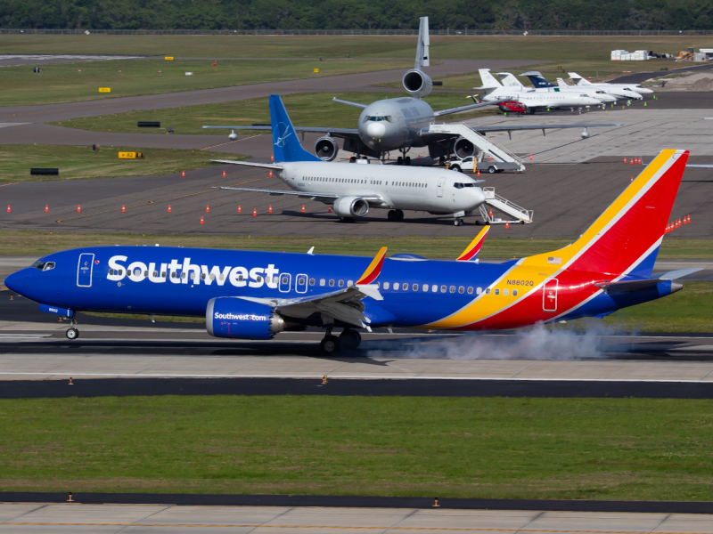 Photo of N8802Q - Southwest Airlines Boeing 737 MAX 8 at TPA on AeroXplorer Aviation Database
