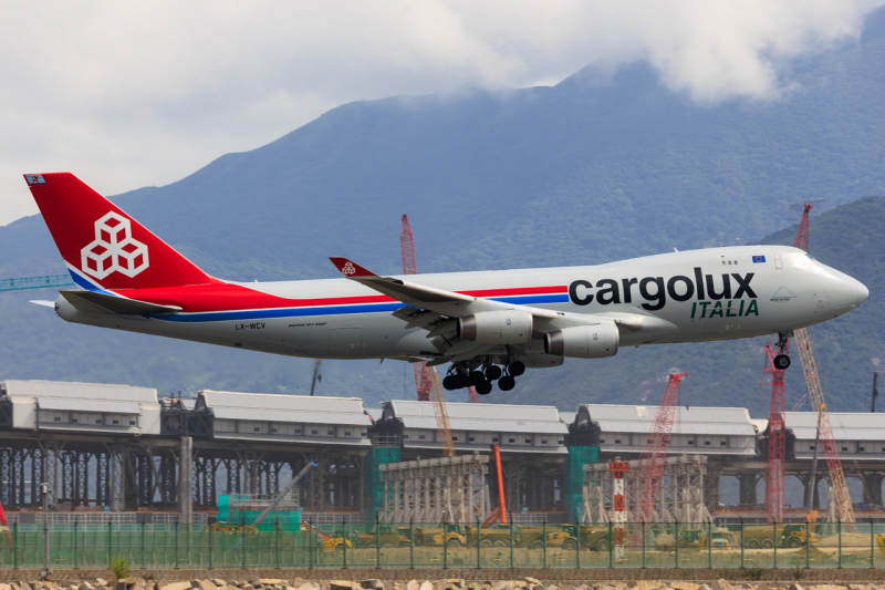 Photo of LX-WCV - CargoLux Boeing 747-400F at HKG on AeroXplorer Aviation Database